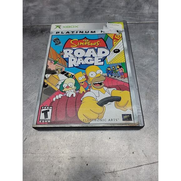 Simpsons Road Rage Microsoft Xbox 2003 Platinum Hits TESTED - Picture 1 of 5
